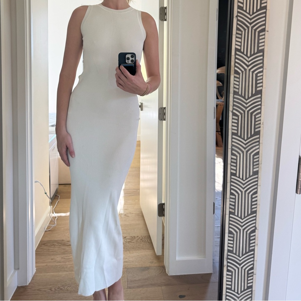 SIR the label Cream Sleeveless Maxi Dress